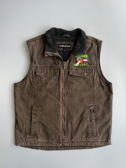 Dri Duck “The Bulldog Gutters” Sherpa Lined Work Vest (Xl)