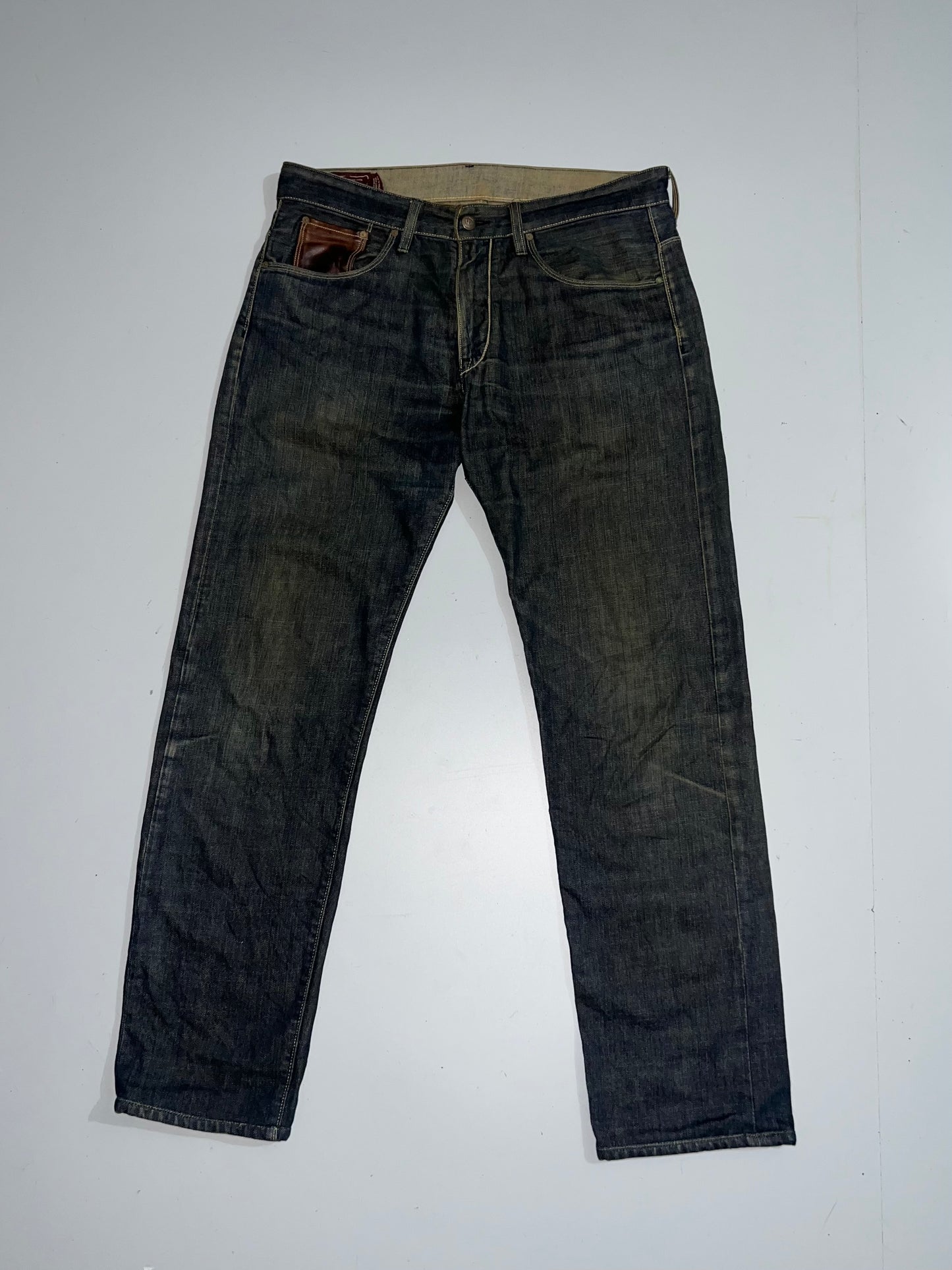 ! ! ! ! ! ! Marlboro Classics denim (real vintage) (VERY RARE) Y2K Straight Jeans L- 41 W-36