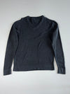 Tommy Hilfiger Premium Cotton V-Neck Sweater – Charcoal Grey (XL)