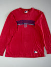 Vintage MLB Boston Red Sox Red Long Sleeve Tee (M)