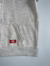 Dickies Logo Full-Zip Heather Grey Hoodie (M)
