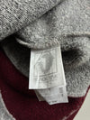 Black Yak Extreme Peak Burgundy & Grey Knit Fleece Half Zip woman’s (XS)