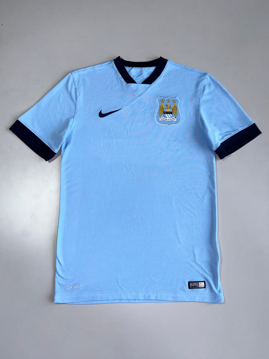 Nike Manchester City FC 2014/15 Home Kit Authentic Dri-Fit Football Jersey (S)
