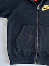 Nike Sportswear | Gold Swoosh Full-Zip Hoodie | Black (S)