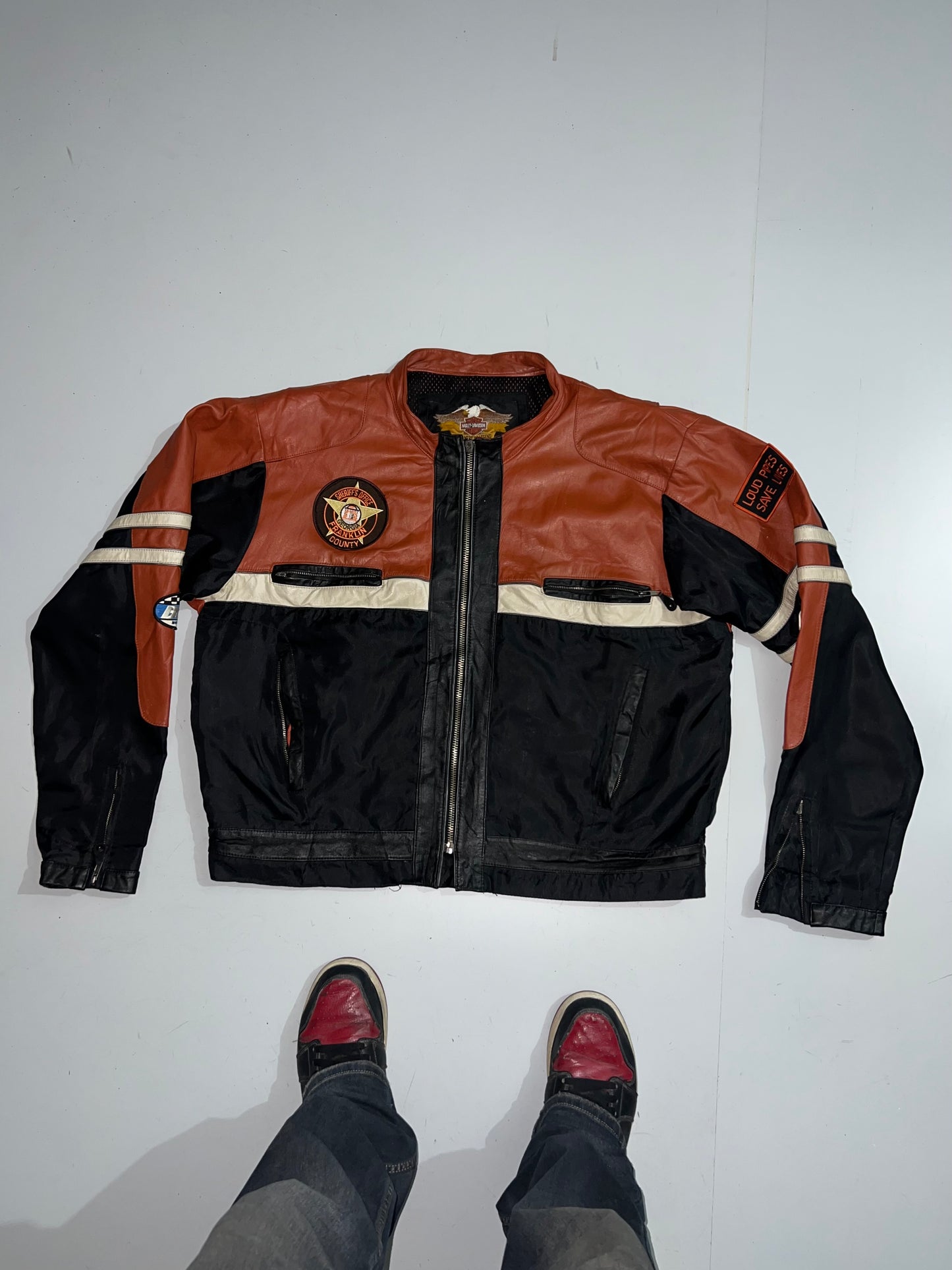 ZHARLEY DAVIDSON ORIGINAL LEATHER JACKET‼️ 2XL