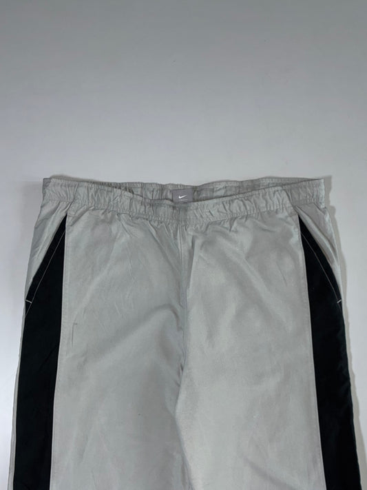 Nike Grey Black Colorblock Track Pants Windbreaker Style (W:40|L:43)