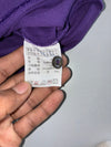 Lacoste Purple Full Sleeve Polo | Pocket Detail (L)