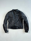 Vintage Giudici Black Leather Motorcycle Racing Jacket Women’s (Properly Padded) (XXS)