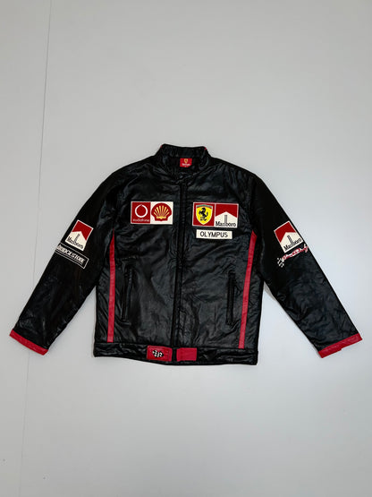 Z F1 Racing Jacket Original Leather Jacket (RARE FIND) (M/L)
