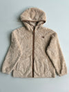The North Face Beige Teddy Sherpa Fleece Zip Hoodie (S)
