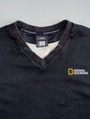 National Geographic Layered V-Neck Vest Tee (L)