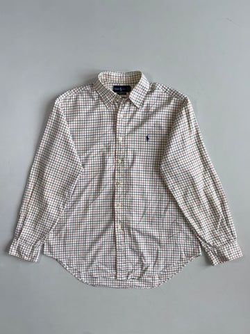 Ralph Lauren | Cream Multi Tattersall Check Classic Fit Shirt (2Xl)