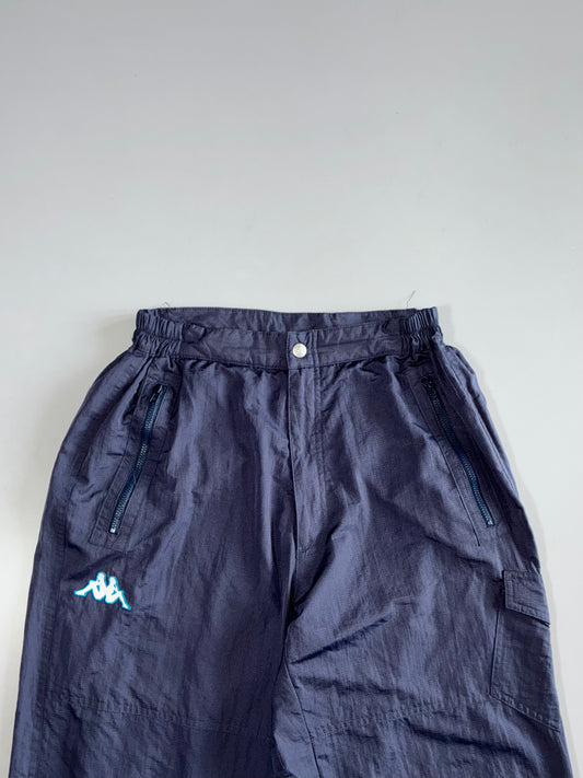 Kappa | Navy Nylon Cargo Track Pants Elastic (W:26|L:40)