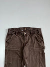 Carhartt Original Fit Brown Double-Knee Pants (W:36|L:38)