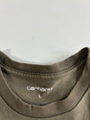 Carhartt WIP Chase T-Shirt – Olive with Gold Logo (L)