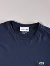 Lacoste Crocodile Logo Crewneck T-Shirt, Navy Blue, Size (L)
