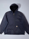 Carhartt Thermal-Lined Zip-Up Hoodie – Navy/Black, (2XL)