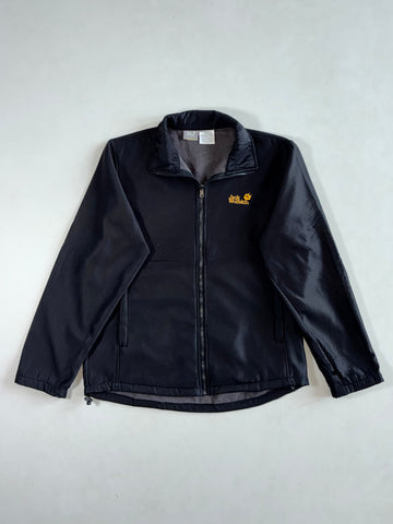 Jack Wolfskin Black Fleece-Lined Softshell Jacket (XL)
