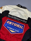 BSV Racing Team Cream & Black Union Jack Moto Jacket (Bronx Original) (M)