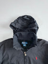 Polo Ralph Lauren Black Fleece-Collar (Hidden Cap) Jacket (XL)