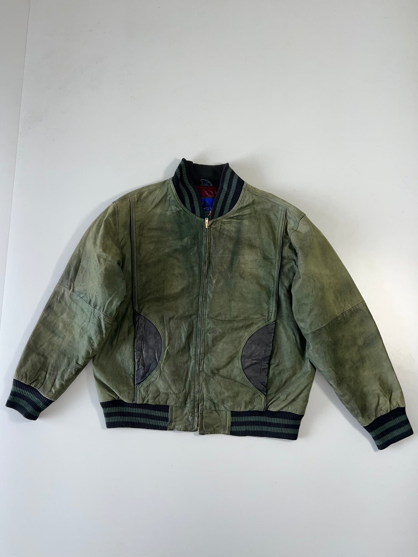 !                              Outback Super Premium Original Leather Jacket (XL)