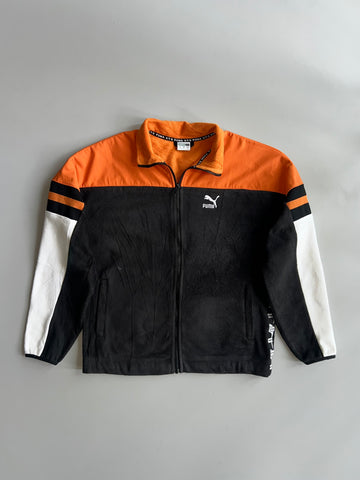 Puma XTG Colorblock Fleece Full-Zip Track Jacket (M)