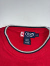 Chaps Red Cotton Knit Crewneck Sweater – (2XL)