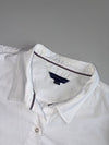 Tommy Hilfiger Roll-Sleeve Button-Up Shirt White Women’s (2XL)