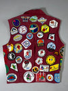 Vintage Kite Festival Patchwork  Vest (XL)