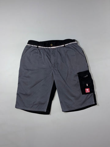 Engelbert Strauss Grey Reflective Work Shorts (W:35) (L:24)