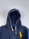 Polo Ralph Lauren Premium Zip-Up Hooded Embroidered Logo Jacket (L/XL)