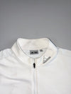 Adidas White Quarter-Zip Performance Pullover (M)