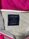 U.S. Polo Assn. Women's Grey Zip Hoodie – Pink Hood Lining – (S)