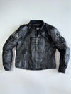 Shift Advanced Technology Superior Design Genuine Leather Distressed Armored Moto Jacket (M)