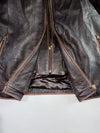 Danier Shearling Collar Leather Jacket (XL/2Xl)