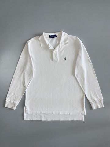 Polo Ralph Lauren Long Sleeve Polo | White (M/L)
