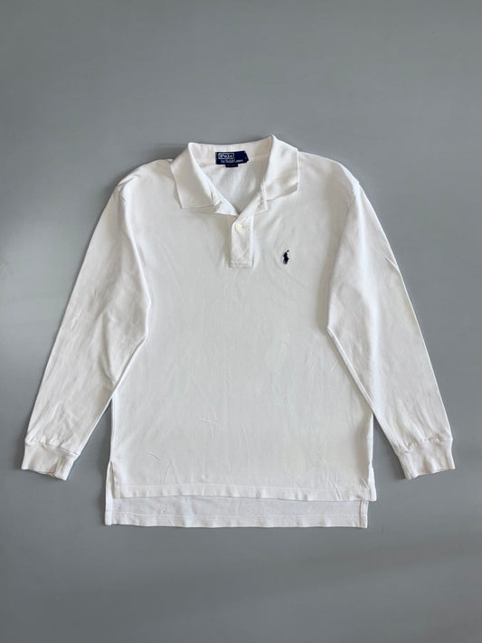 Polo Ralph Lauren Long Sleeve Polo | White (M/L)