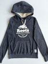 Roots Canada Athletic Goods Charcoal Sherpa-Lined Hoodie – woman’s (S)