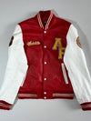 Avia Trix “AF” Pure leather Varsity Jacket  (M)