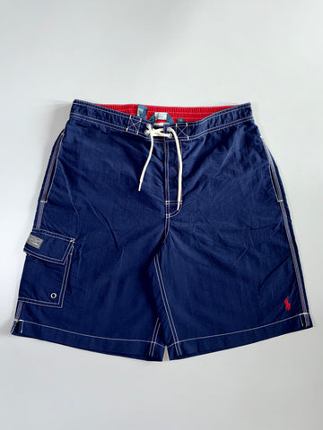 Polo by Ralph Lauren Black Pleated Trousers (W:32 |L:20)
