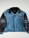 Avirex New York 1975 Patch Varsity Jacket in Blue & Black –(4XL)