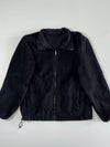 The North Face Reversible Nylon to Fleece Black Jacket,(S)