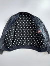 PS Paul Smith Navy Leather Bomber Jacket (M)