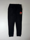 Roots Canada Embroidered Beaver Logo Fleece Joggers – Black (W:32) (L:43)