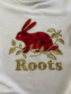 Roots Year of the Rabbit Embroidered White Hoodie (S)