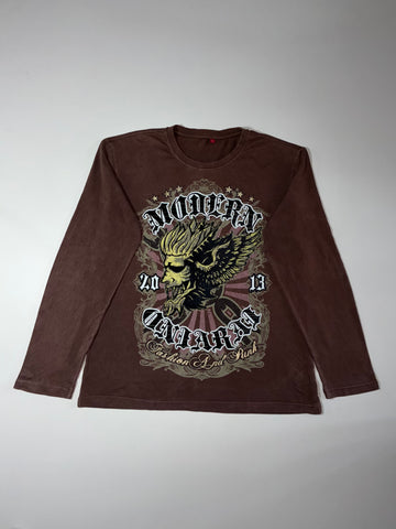 Modern Centaries “Fashion and Punk” Graphic Long Sleeve T-Shirt (XL)