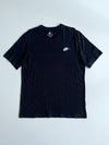 Nike Black Embroidered Swoosh T-Shirt (L)