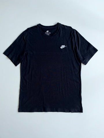 Nike Black Embroidered Swoosh T-Shirt (L)