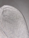 Roots Canada Heather Grey Zip-Up Hoodie with Beaver Logo & Charcoal Lined Hood (M)