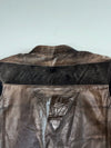 Dainese Brown Leather Café Racer Moto Jacket Padded (S)